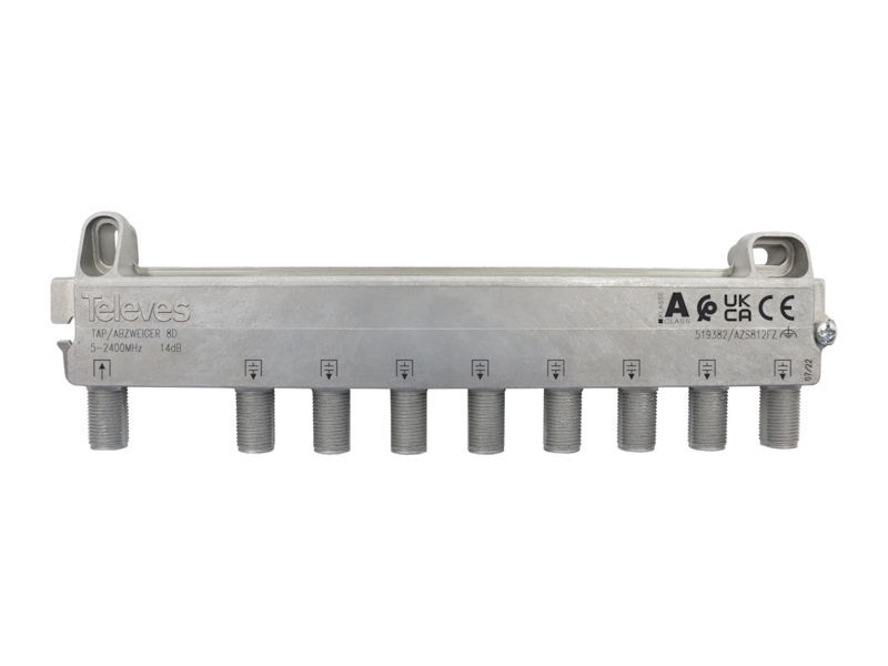 TELEVES 8 Way 14dB F Tap (5-2400MHz )