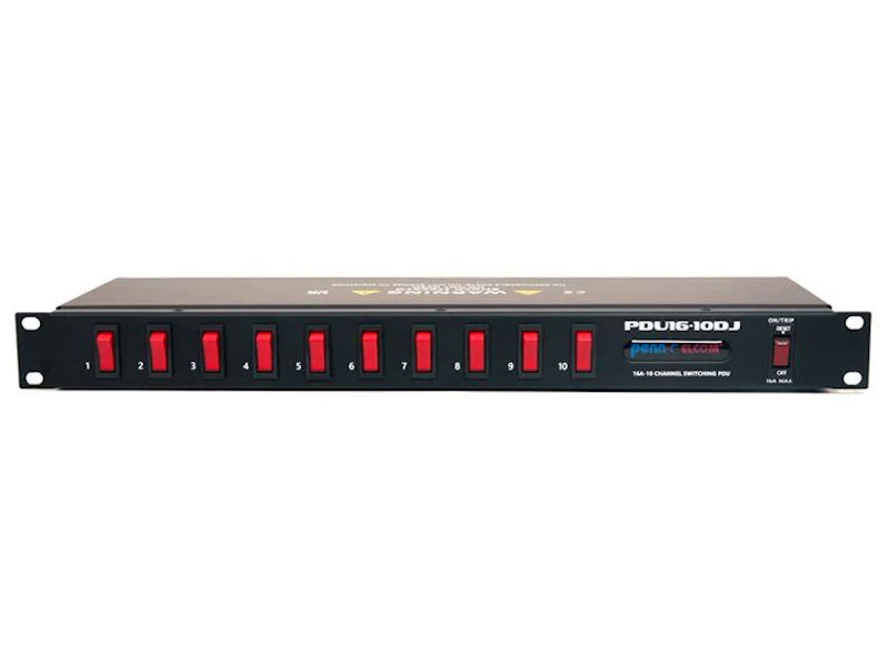 PENN-ELCOM 1U Type G 13A 10-Channel PDU UK