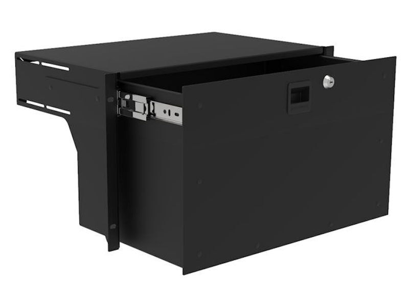 PENN-ELCOM 6U Heavy Duty Rack Mount Drawer
