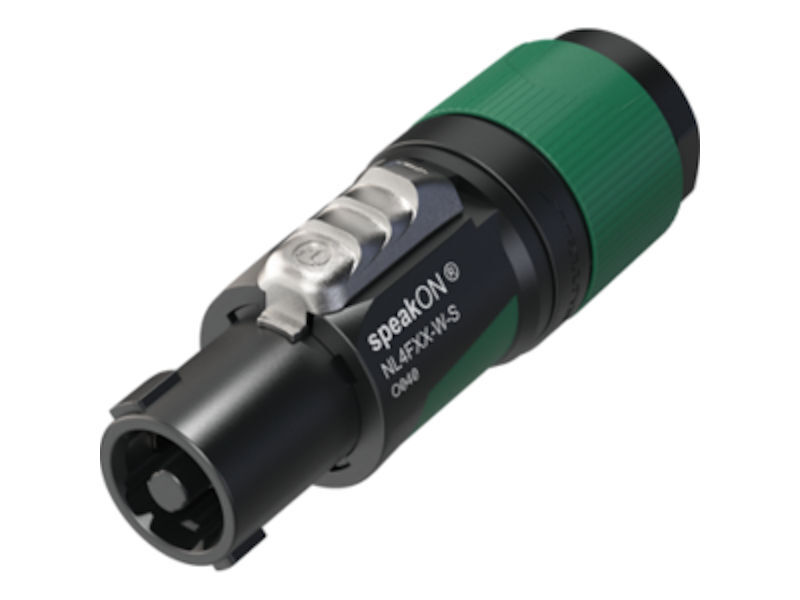 (1) NEUTRIK SpeakON SPX Plug BLACK