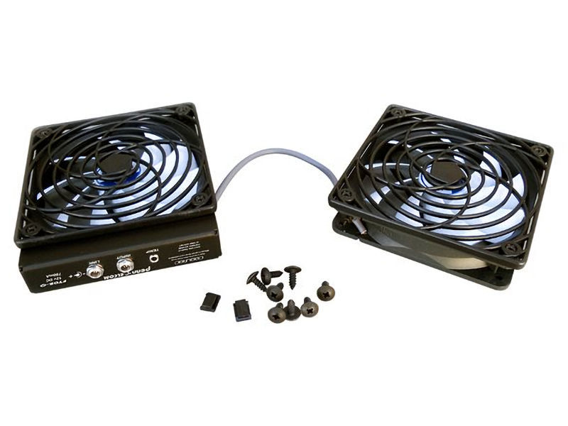PENN-ELCOM Dual Fan Kit c/w PSU