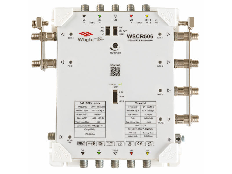 WHYTE Series D 6 Way dSCR Multiswitch