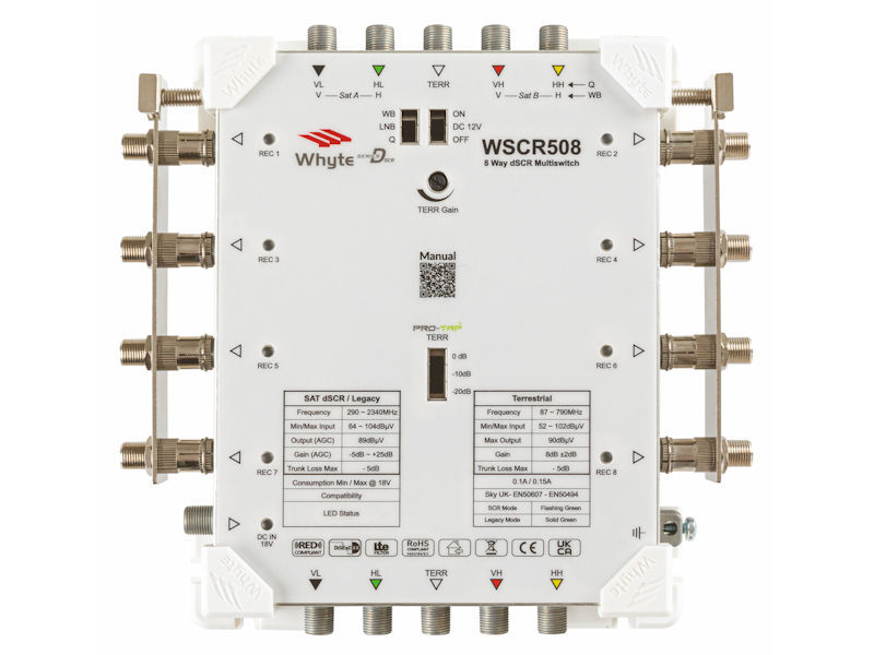 WHYTE Series D 8 Way dSCR Multiswitch