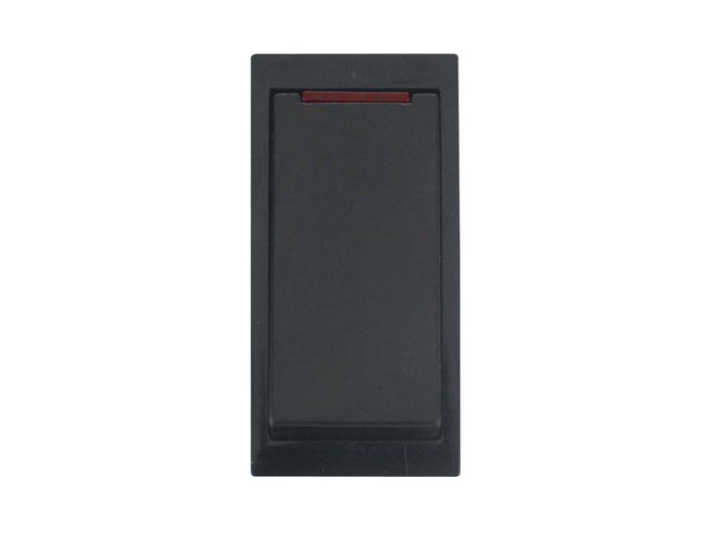 CLICK 20A Double Pole Switch Neon BLACK