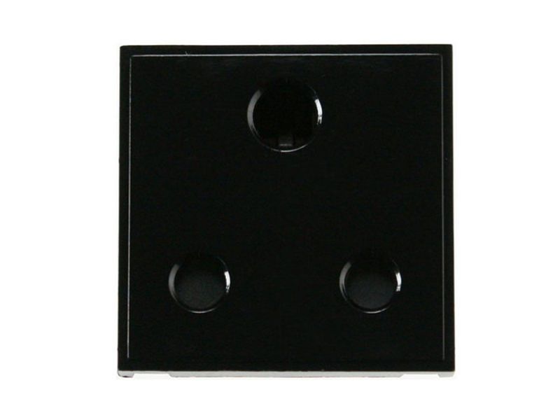 CLICK 15A Round Pin Power Socket BLACK