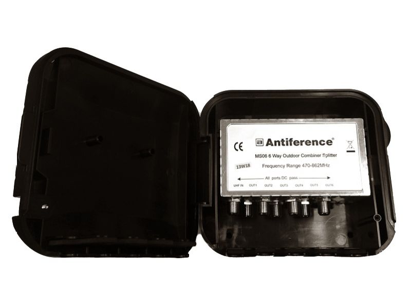 ANTIFERENCE 6 Way F Combiner-Splitter