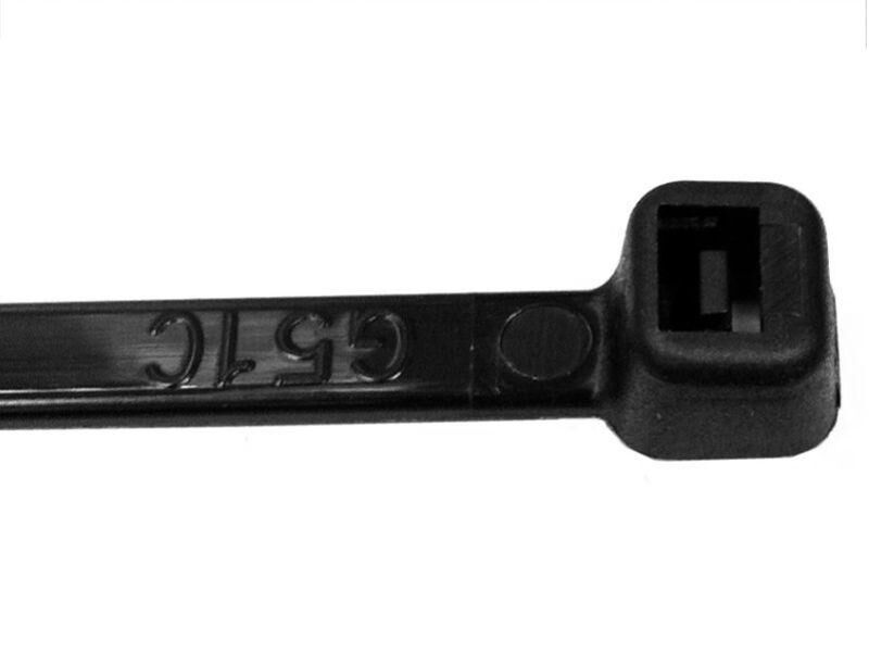 (100) 430mm Long Cable Ties BLACK