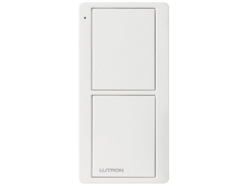 LUTRON Pico 2 Button Custom Zone WHITE