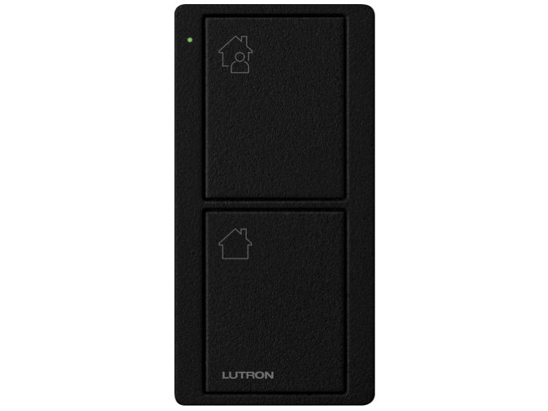 LUTRON Pico 2 Button Keypad Entry BLACK