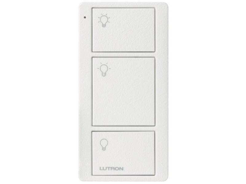 LUTRON Pico 3 Button Lights WHITE
