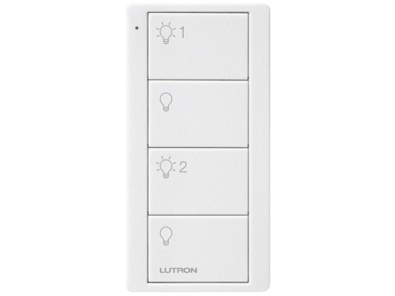 LUTRON Pico 4 Button 2-Group Lights WHITE