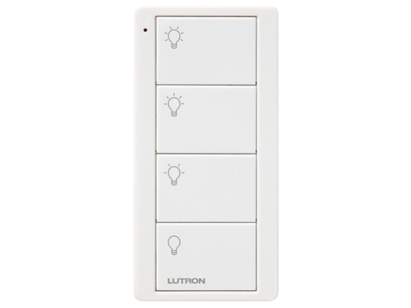 LUTRON Pico 4 Button Scene Lights WHITE