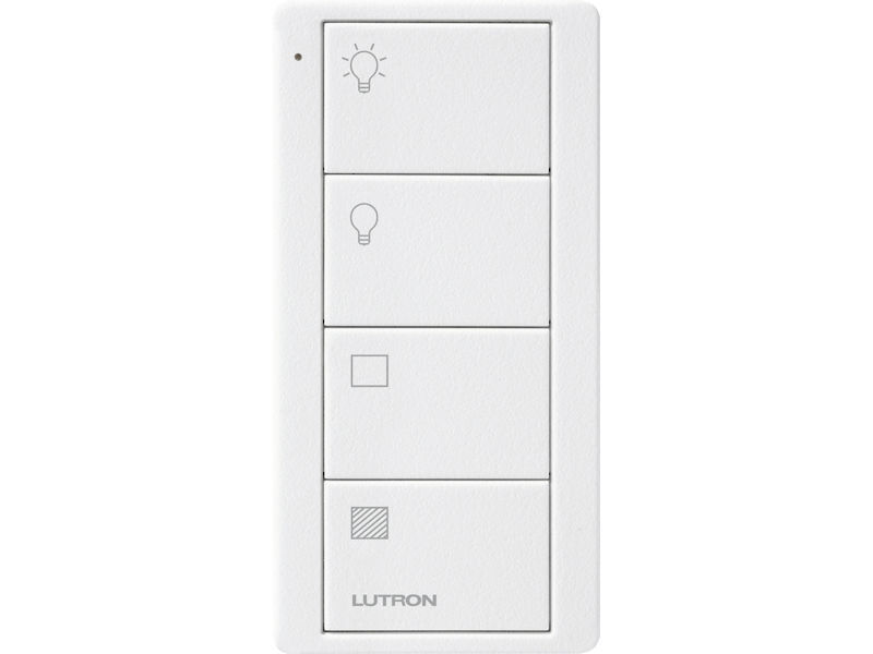 LUTRON Pico 4 Button Light/Shade WHITE