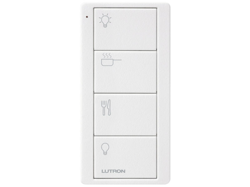 LUTRON Pico 4 Button Keypad Kitchen WHITE