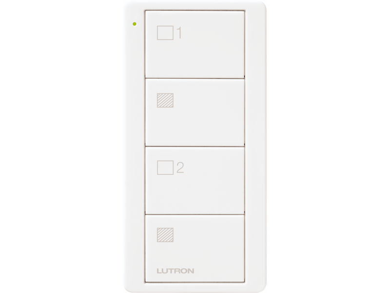 LUTRON Pico 4 Button 2-Group Shades WHITE