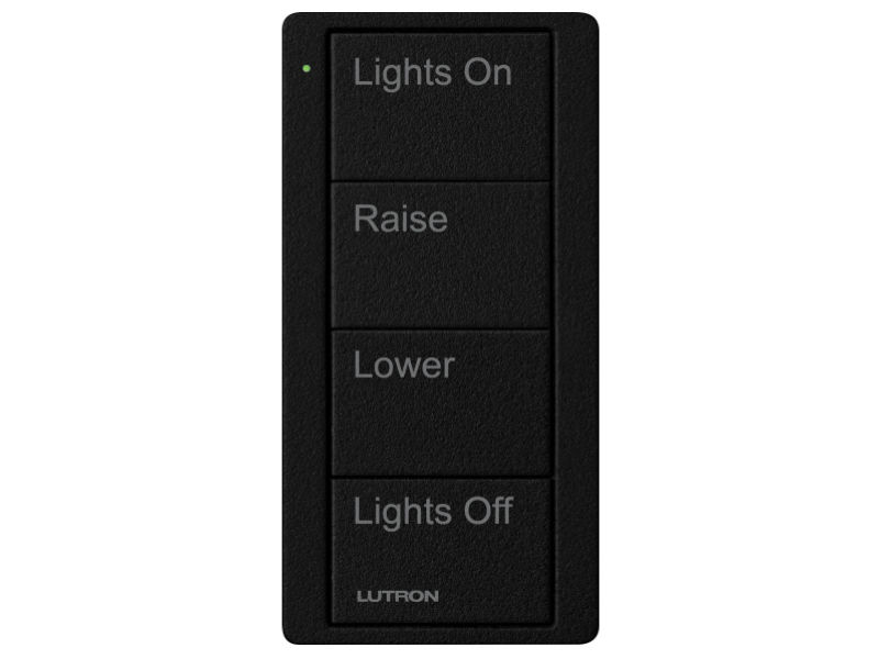 LUTRON Pico 4 Button Custom Zone BLACK