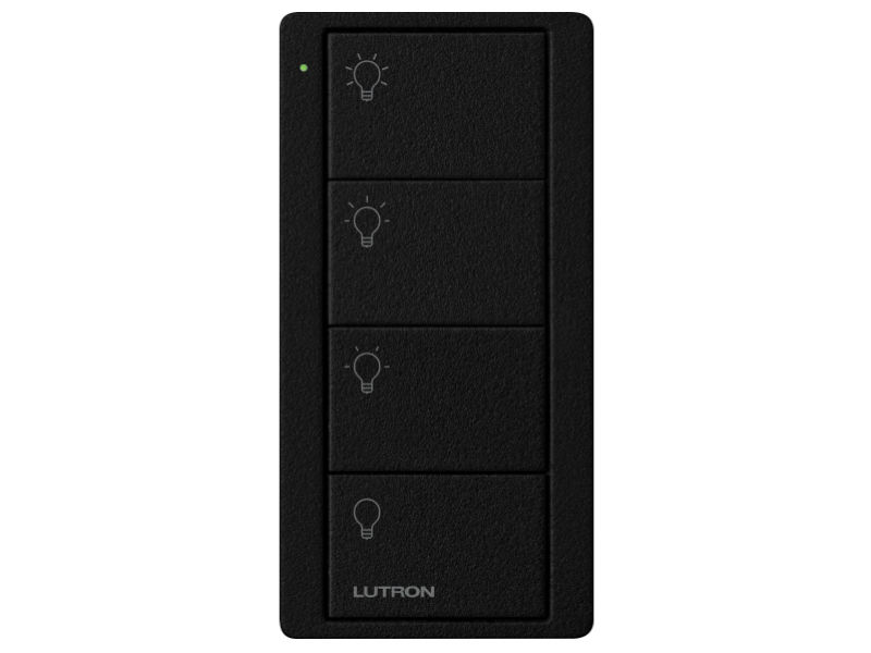 LUTRON Pico 4 Button Scene Lights BLACK