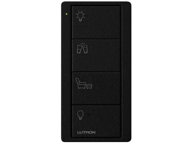 LUTRON Pico 4 Button Keypad Family BLACK