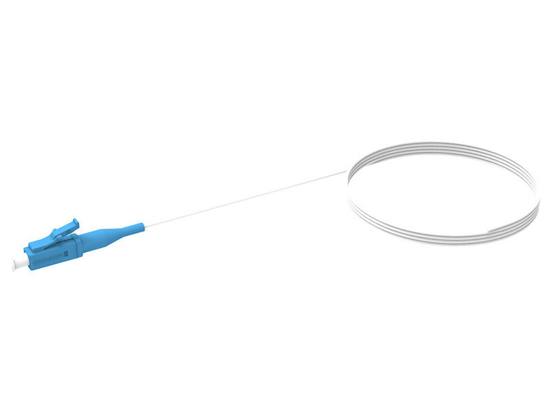 1m OS2 LC Fibre Pigtail White