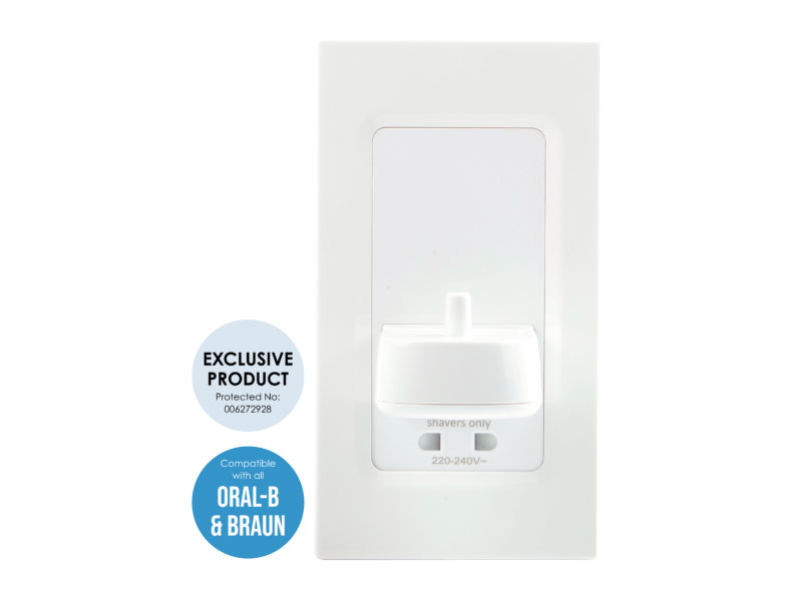 PROOFVISION In-Wall Toothbrush & Shaver