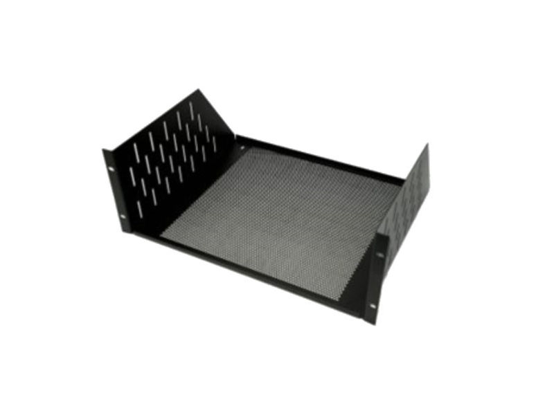 PENN-ELCOM 4U Vented Rack Shelf Black