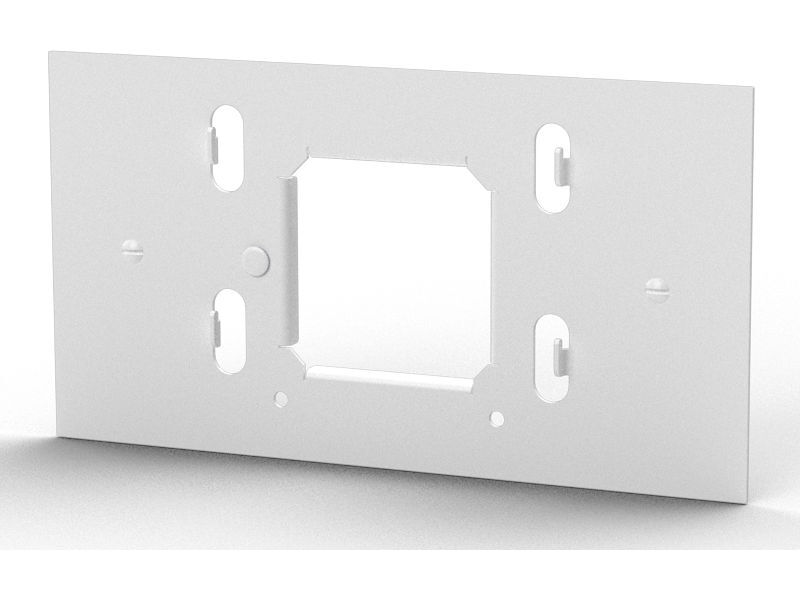 RITHUM UK 2G Screwless Adapter Plate White