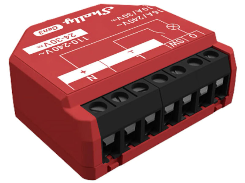 SHELLY 1PM Gen3 WiFi Smart Switch 16A