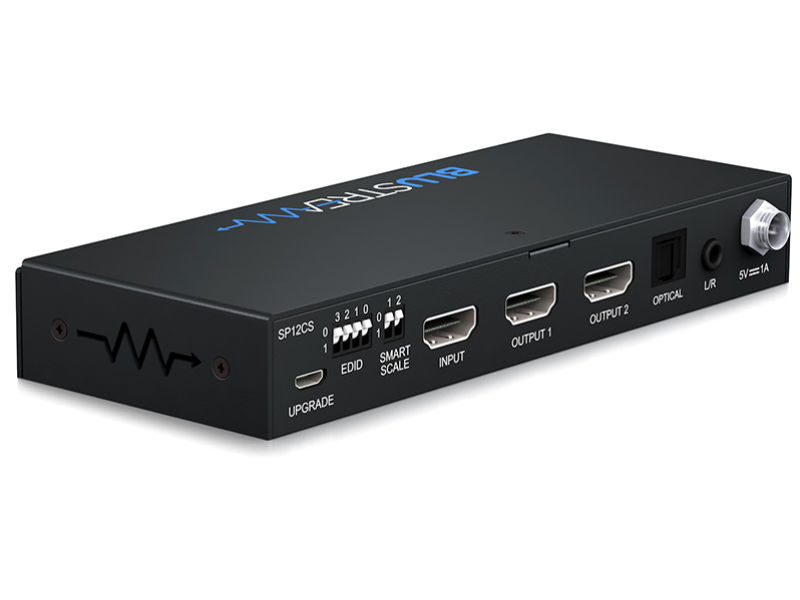 BLUSTREAM 2 Way 4K Splitter Smart Scaling