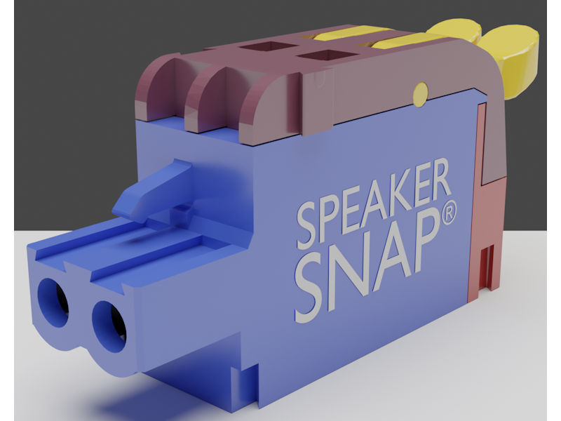 (4) SPEAKER SNAP 2 Pin PHX Interlocking