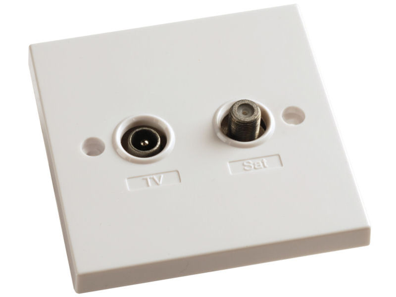 ANTIFERENCE Diplex Screened Outlet Plate