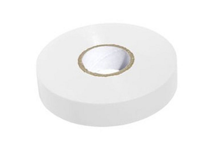 19mm x 33m BS3924 PVC Tape WHITE