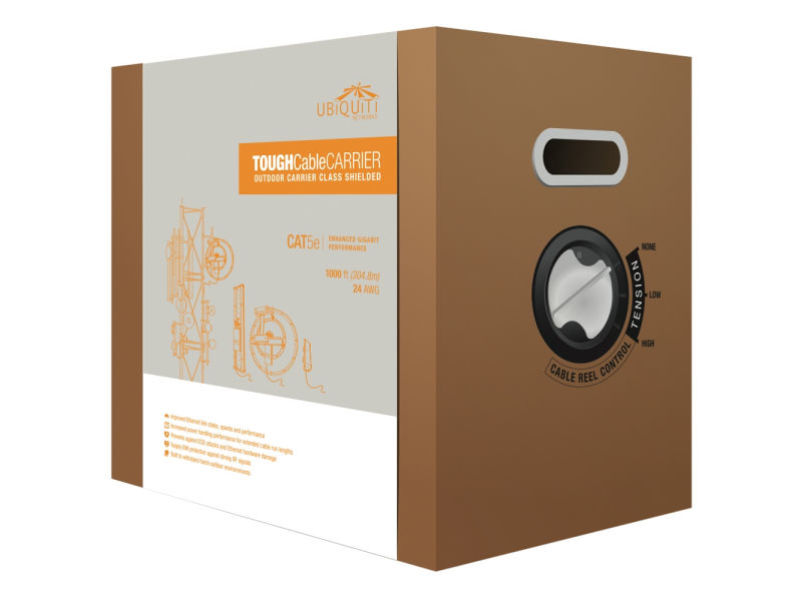 305m UBIQUITI CAT5e PE Black EXTERNAL(Box)