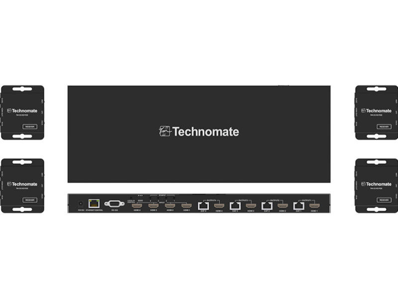 TECHNOMATE 4x4 MATRIX PoE KIT