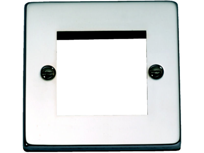 CLICK DECO Outlet Polished Chrome 2 Module