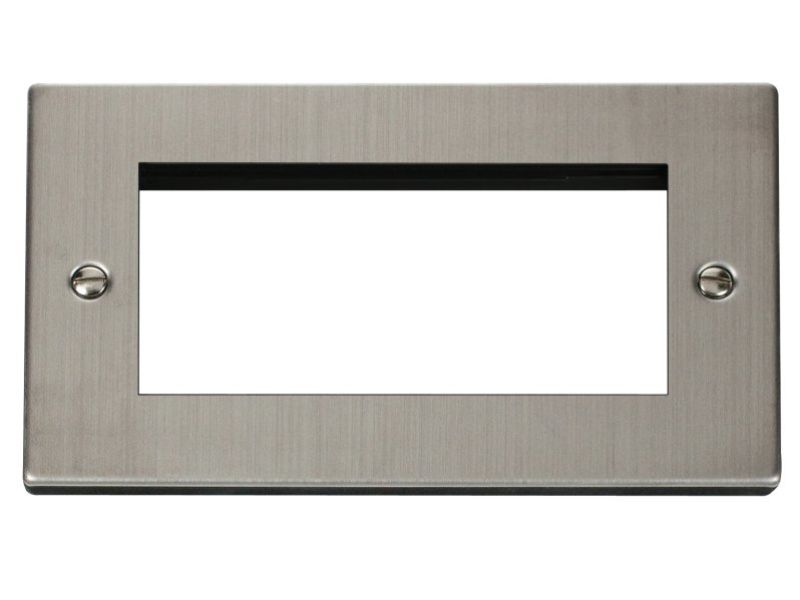 CLICK DECO Outlet Stainless Steel 4 Module