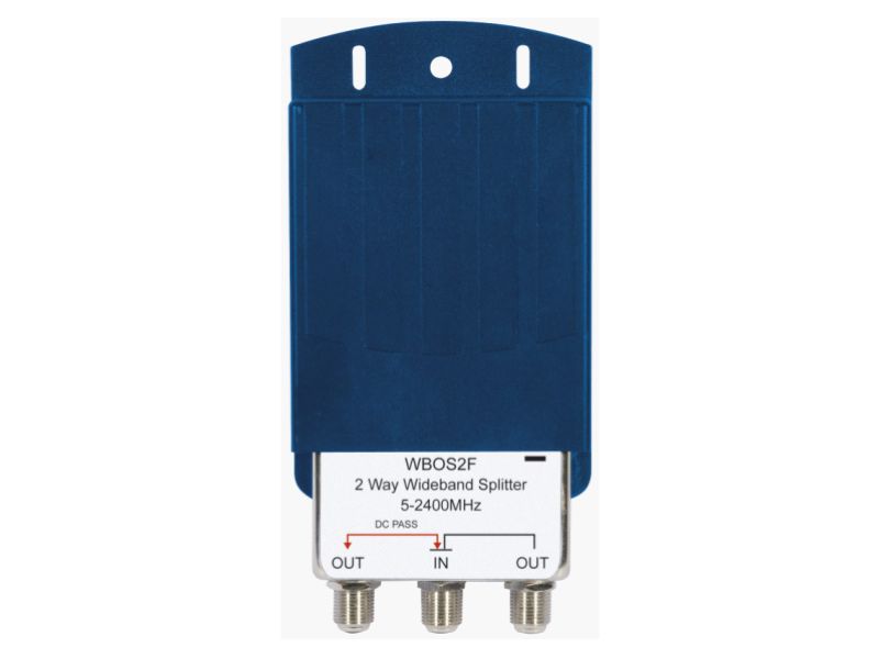 LABGEAR 2 Way Masthead F Splitter DC