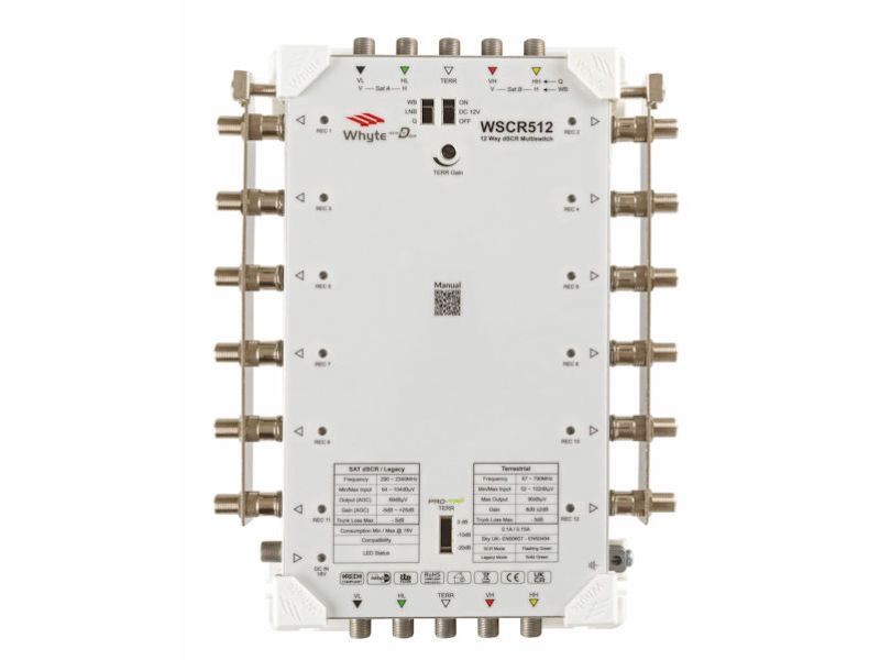 WHYTE Series D 12 Way dSCR Multiswitch