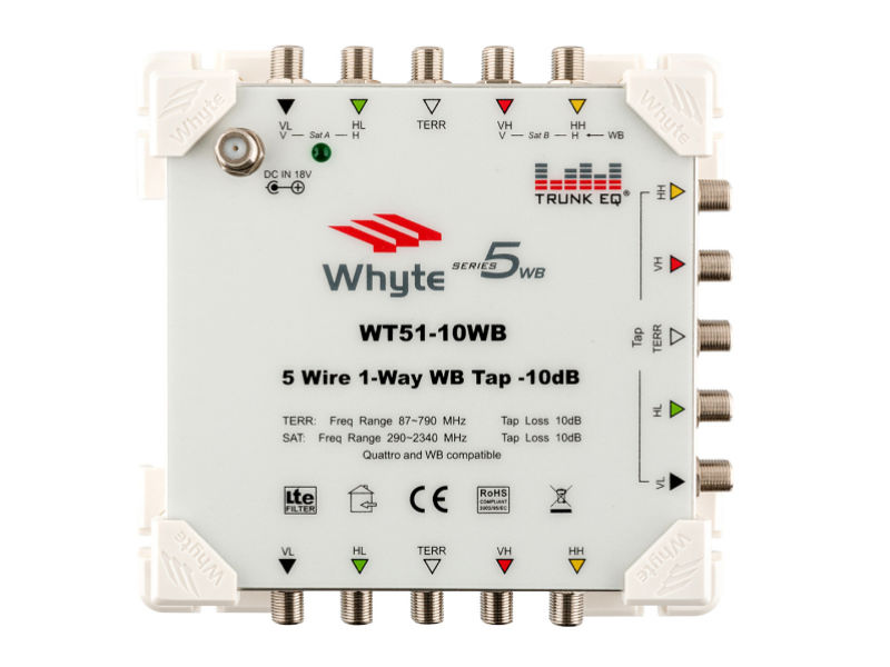 WHYTE Series 5 Wideband 1 Way 10dB Tap WB