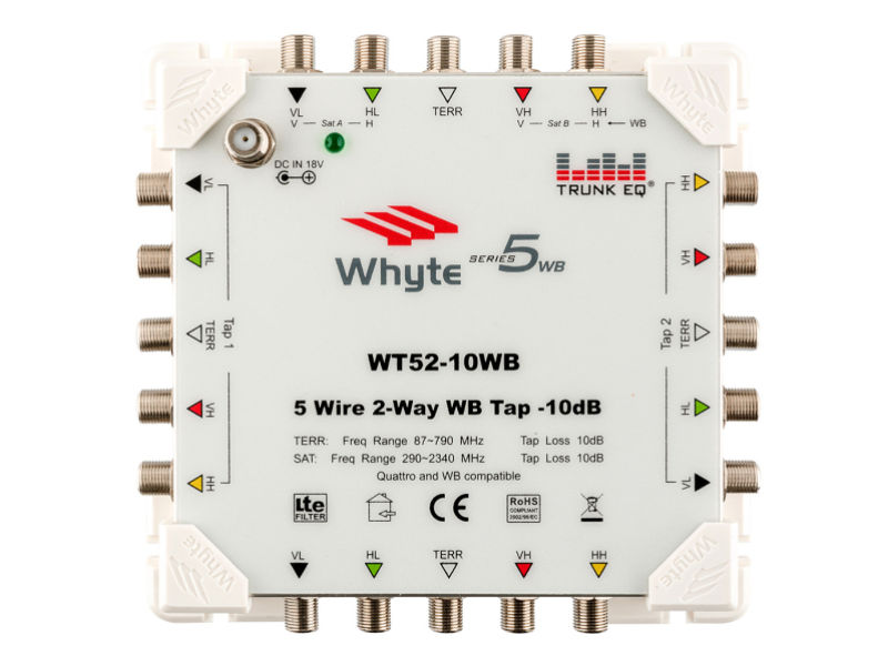 WHYTE Series 5 Wideband 2 Way 10dB Tap WB